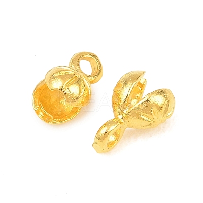 Brass Bead Tips X-KK-N0002-04G-1