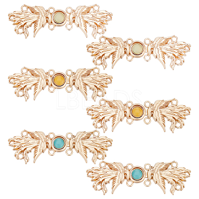 6 Sets 3 Colors Alloy Snap Lock Clasps FIND-NB0002-73-1