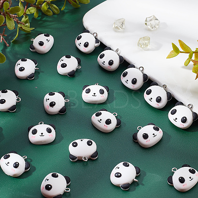 30Pcs Resin Pendants RESI-SC0002-33-1