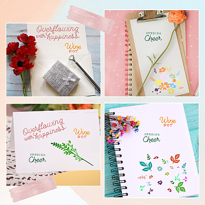 1Pc Clear Silicone Stamps DIY-CP0009-57-1