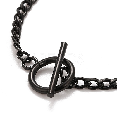 Ion Plating(IP) 304 Stainless Steel Chain Necklaces NJEW-A002-07EB-1