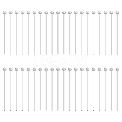 925 Sterling Silver Ball Head Pins STER-BC0002-16C-1