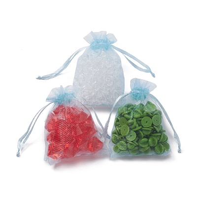 Organza Gift Bags with Drawstring X-OP-R016-7x9cm-08-1