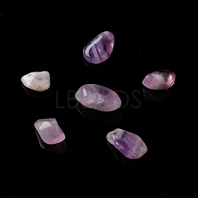 Natural Amethyst Chip Beads G-M364-12B-1