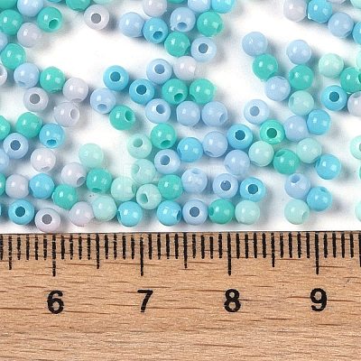 Opaque Acrylic Beads X1-OACR-H118-07A-04-1