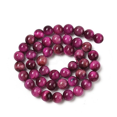 Grade AB Natural Tiger Eye Beads Strands G-B133-A02-8MM-05-1