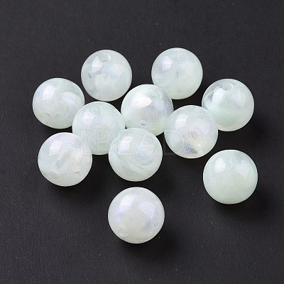 Opaque Acrylic Beads OACR-E014-19B-03-1