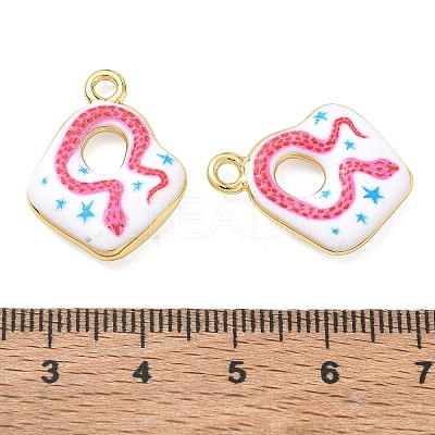 Printed Brass Pendants KK-CBA42CA-04G-03-1