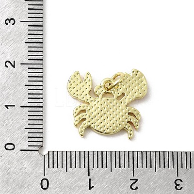 Brass Enamel Pendants KK-P338-03B-G-1