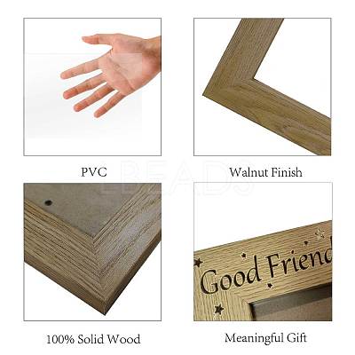 MDF Photo Frames DJEW-WH0110-001-1