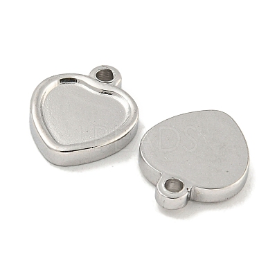 Non-Tarnish 304 Stainless Steel Pendant Cabochon Settings STAS-P365-11P-1