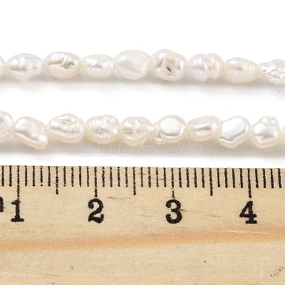 Natural Keshi Pearl Cultured Freshwater Pearl Beads Strands PEAR-P062-25E-1
