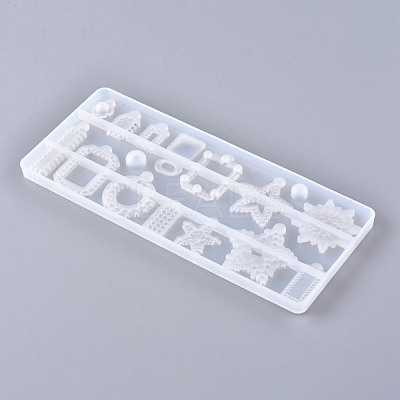 Mixed Shape Pendant Silicone Molds DIY-K031-01-1