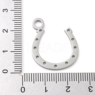Non-Tarnish 304 Stainless Steel Pendants STAS-B056-13P-02-1