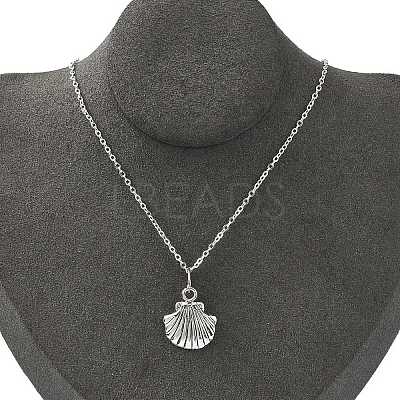 Iron Cable Chain Necklace Making MAK-YW0001-13-1