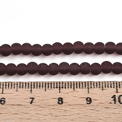 Transparent Glass Beads Strands GLAA-T032-T4mm-MD19-1