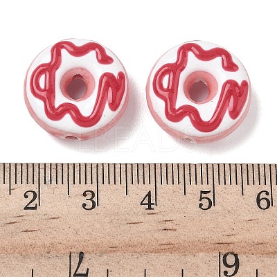 Handmade Porcelain Enamel Beads PORC-K003-09-1