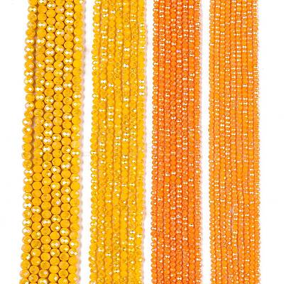 Electroplate Glass Beads Strands LS-EGLA-A044-P6mm-B29-1