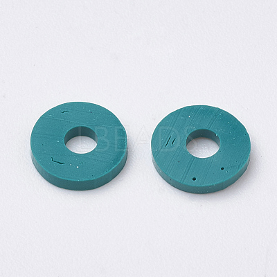 Handmade Polymer Clay Heishi Beads X-CLAY-R067-8.0mm-07-1