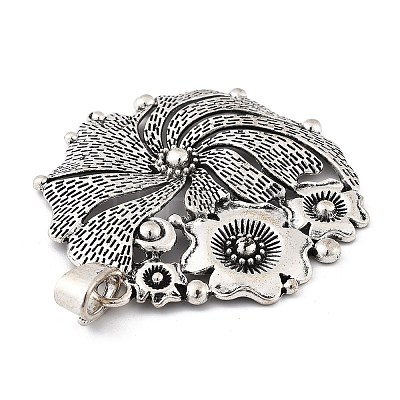 Tibetan Style Alloy Big Pendants X-PALLOY-D362-02AS-A-1