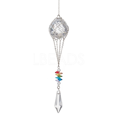 Glass Hot Air Balloon Hanging Suncatchers HJEW-JM04569-02-1