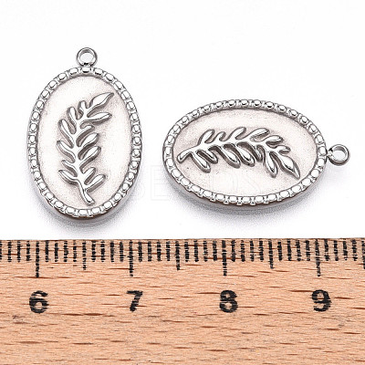 Non-Tarnish 304 Stainless Steel Pendants STAS-L022-323P-1