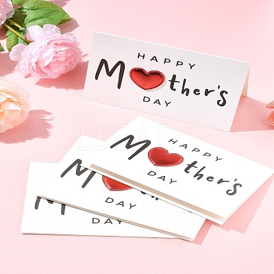 4Pcs Kraft Paper Greeting Cards AJEW-FS0001-30D-1