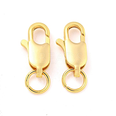 Brass Lobster Claw Clasps KK-M286-01G-1