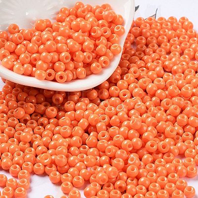 Baking Paint Glass Seed Beads SEED-H002-I-A512-1