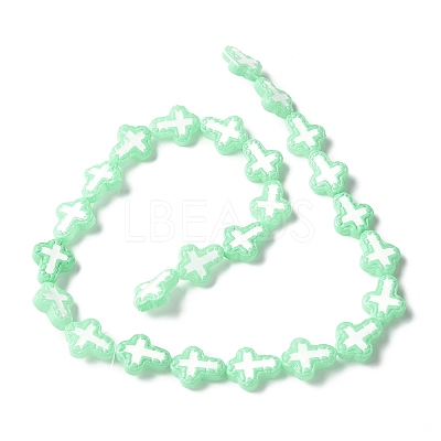 Baking Paint Glass Enamel Beads BLOW-D300-06F-1