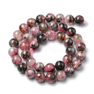 Natural Rhodonite Beads Strands G-C029-04A-1