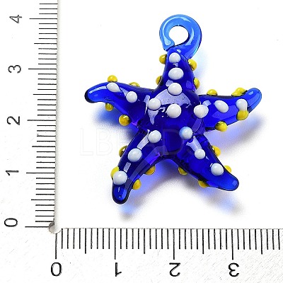 Handmade Lampwork Pendants LAMP-A004-05D-1