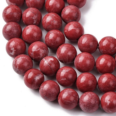Natural Howlite Beads Strands G-H343-D06-12mm-A-1