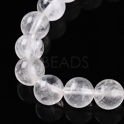 Natural Quartz Crystal Beads Stretch Bracelets BJEW-T022-04P-1
