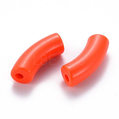Opaque Acrylic Beads MACR-S372-001B-S026-1