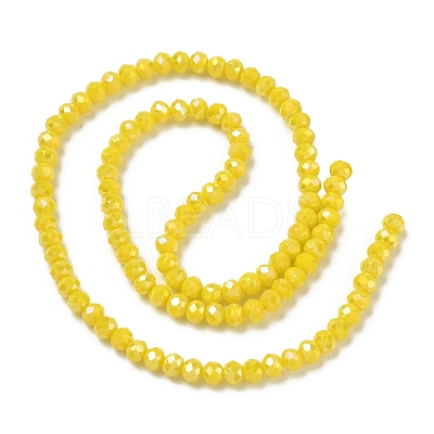 Electroplate Glass Beads Strands EGLA-A034-P3mm-B03-1