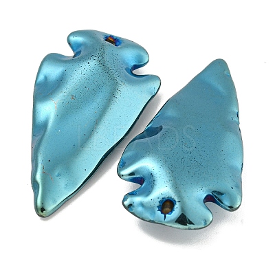 Electroplated Synthetic Non-Magnetic Hematite Pendants G-C136-03E-1