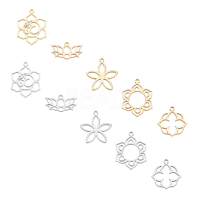 201 Stainless Steel Pendants STAS-UN0014-08-1