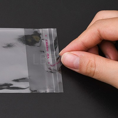 Rectangle Clear Cellophane Bags X-OPC-R010-14x6cm-1