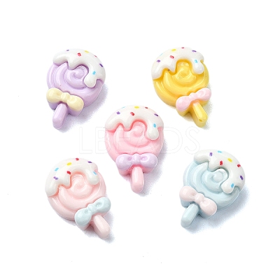 Macaron Color Opaque Resin Decoden Cabochons X-CRES-Q221-01C-1