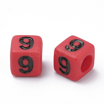 Opaque Acrylic Beads MACR-S273-04-1