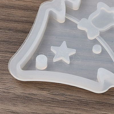 Christmas Theme DIY Silicone Pendant Molds LS-SIMO-G007-01A-1