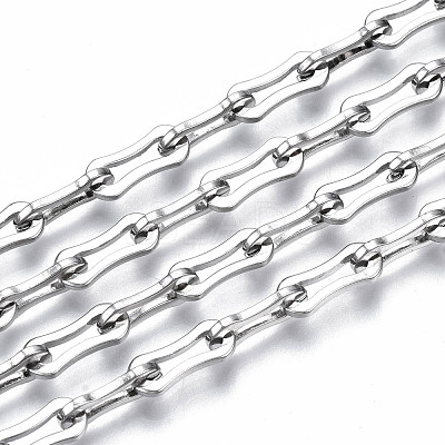 Tarnish Resistant 304 Stainless Steel Link Chains CHS-T003-14P-NF-1