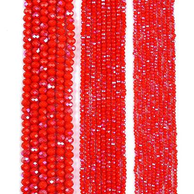 Electroplate Opaque Solid Color Glass Beads Strands EGLA-A044-P1mm-L22-1