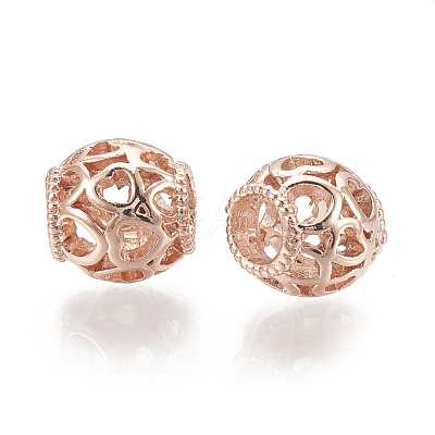 Alloy European Beads PALLOY-T048-25RG-1