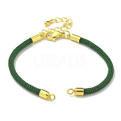 Nylon Cords Bracelet Makings Fit for Connector Charms AJEW-P116-02G-08-1