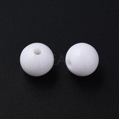 Opaque Acrylic Beads MACR-S370-C12mm-01-1