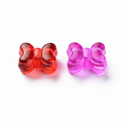 Transparent Acrylic Beads X-MACR-N013-004-1