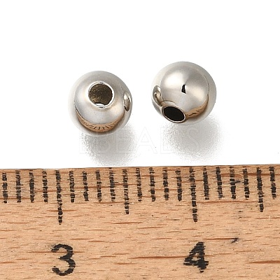 Rack Plating Brass Beads KK-K373-08B-P-1