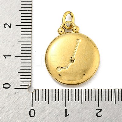 304 Stainless Steel Pendants Rhinestone Settings LS-STAS-O009-01A-G-1